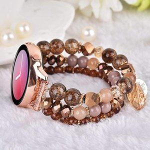 NEW  Beaded Pearls  Boho Samsung Galaxy Watch Band